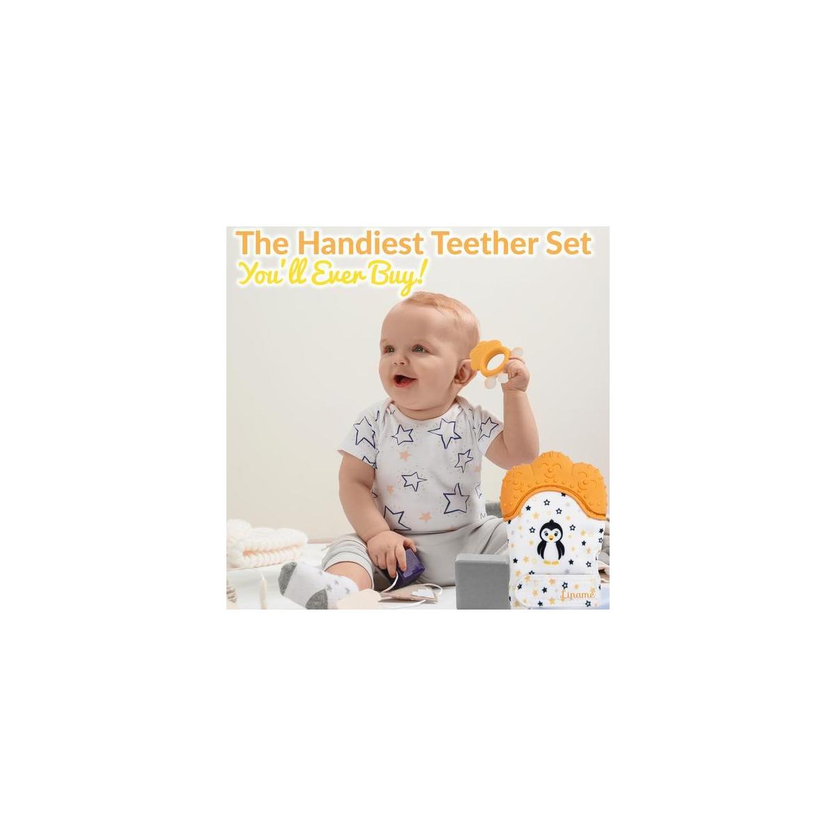 liname teething mitten