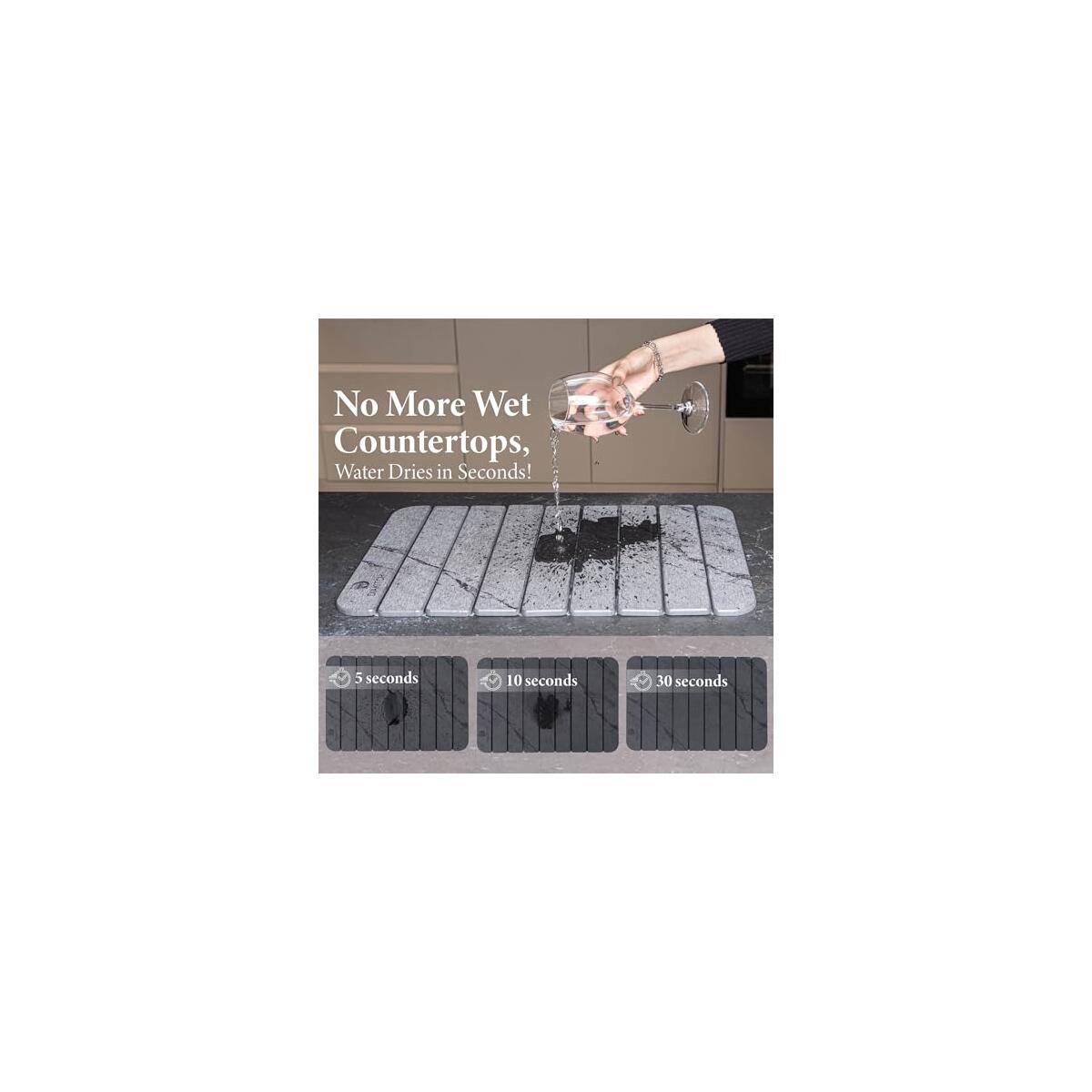 Stone Drying Mat For Kitchen Counter 19 Cash Back - RebateKey