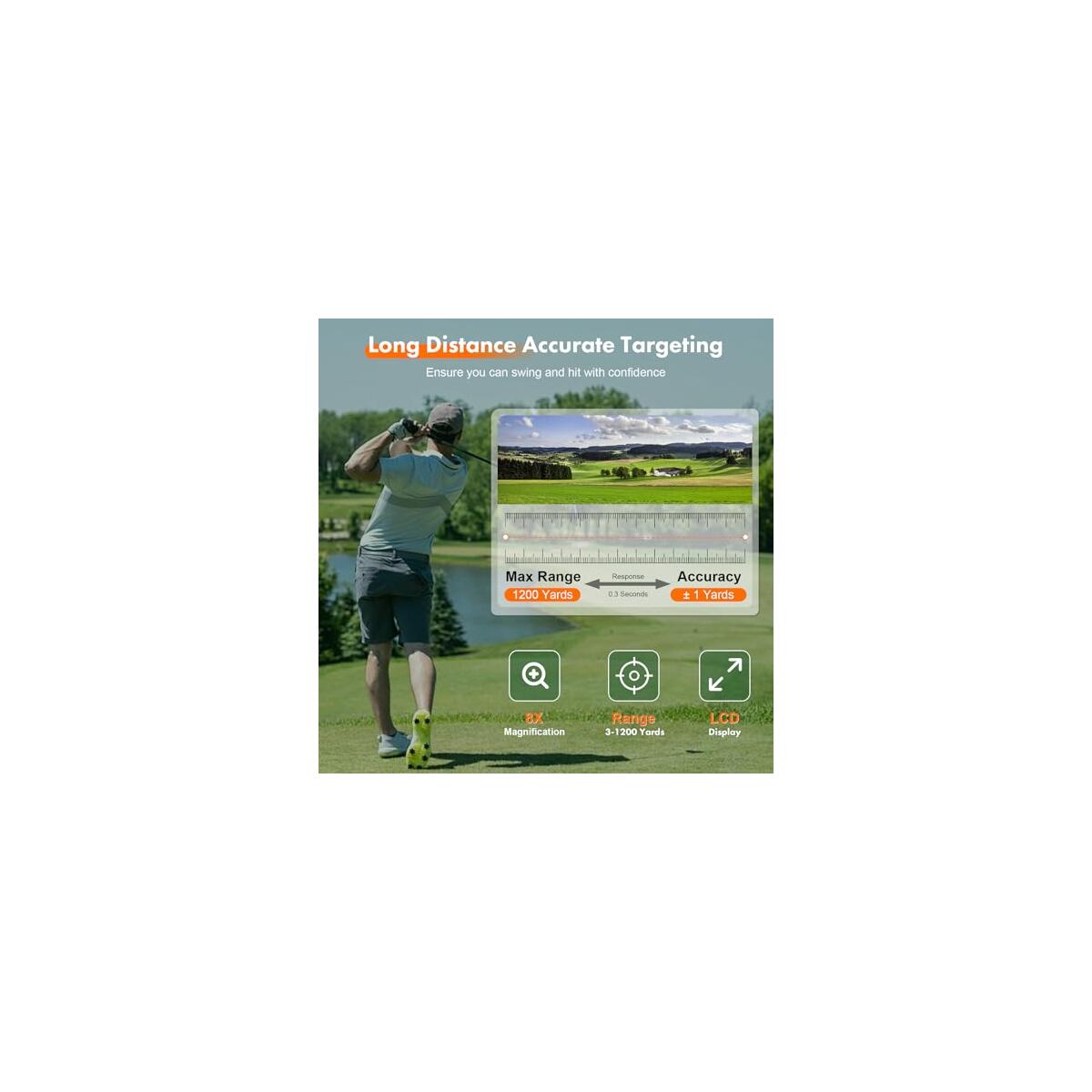 Golf Rangefinder With Slope And Magnetic Rebate - RebateKey