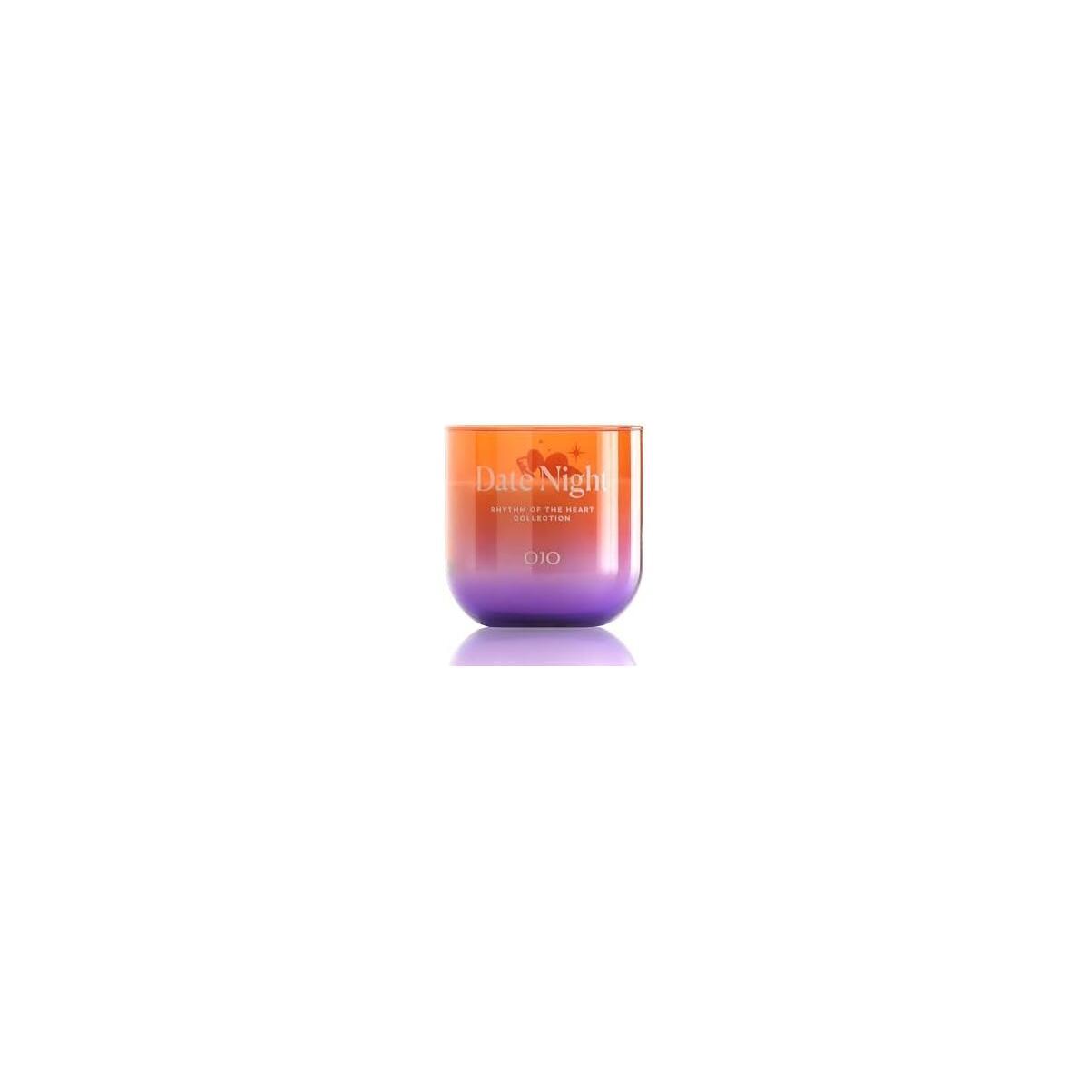 OJO Date Night Scented 2 Wick 8.75 oz Jar Candle with Enchanted Essence, Fruity, Floral Notes | Over 42-Hour Long-Lasting Burn | Premium Blend Wax, Home Fragrance and Gift for Special Days