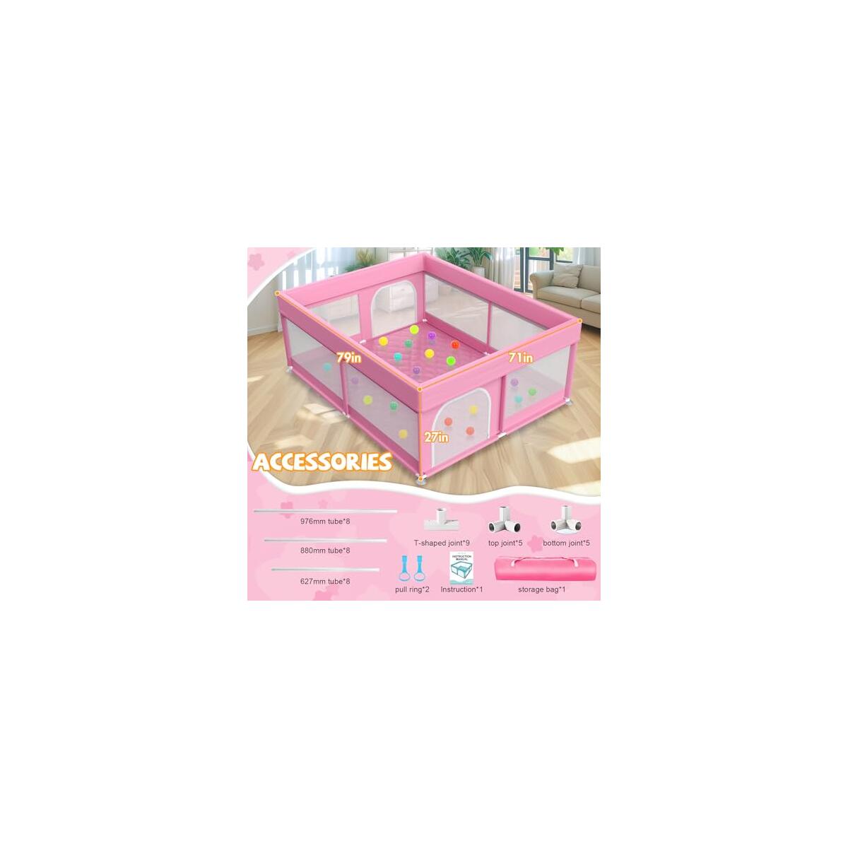 79x71 Inch Kids Baby Infant Toddler Activity Cashback Rebate - RebateKey