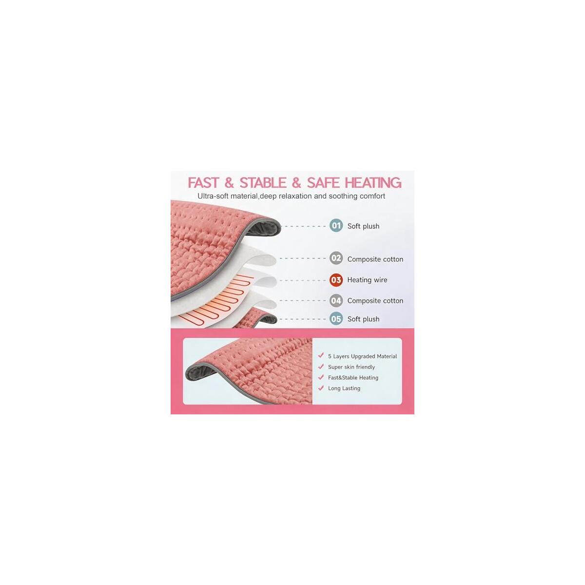 Pink Heating Pad For Gifts Rebates - RebateKey