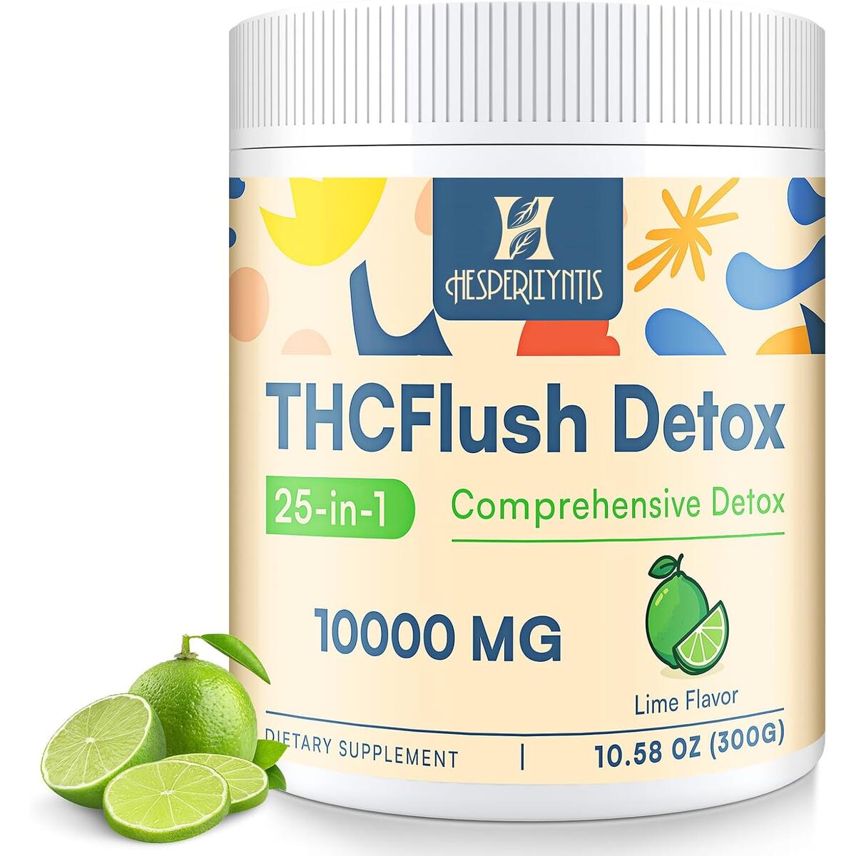 Detox Powder Supplement, Natural Herbal Formula, 30 Servings, Lime Flavor | Natural Herbal Formula for Liver, Kidney & Digestion