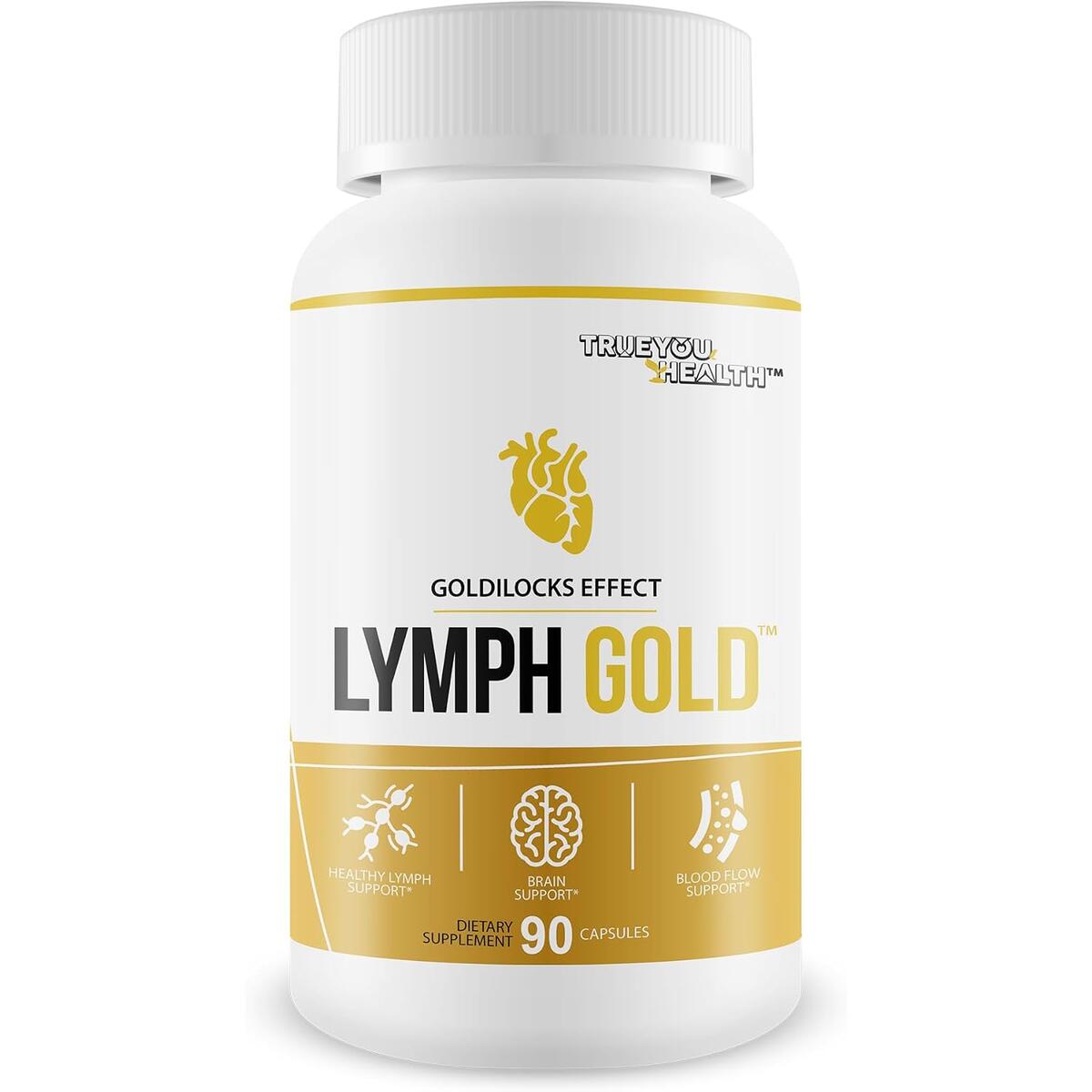 Lymph Gold - Our Best Lymphatic Drainage Complex To Make Lymph Go Out Clean