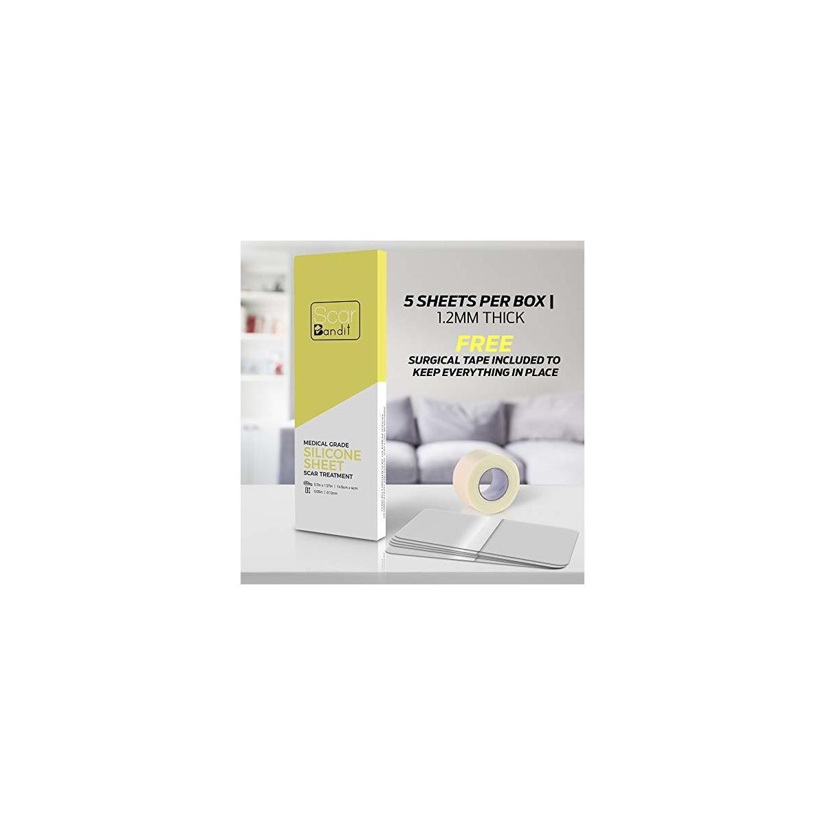 Scarbandit Comfortable Silicone Scar Sheets Strips For C Section Keloid