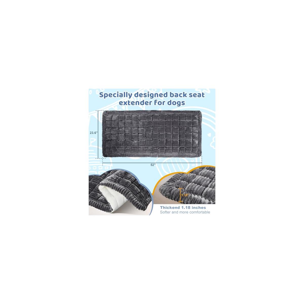 Non Slip Backseat Extender Pet Blanket Cashback - RebateKey