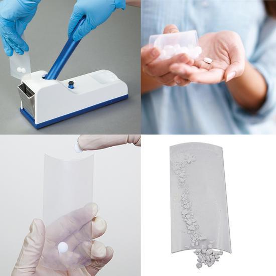 Upgraded Pill Crusher Pouches Pack Of 1000 Disposable Plastic Bags For