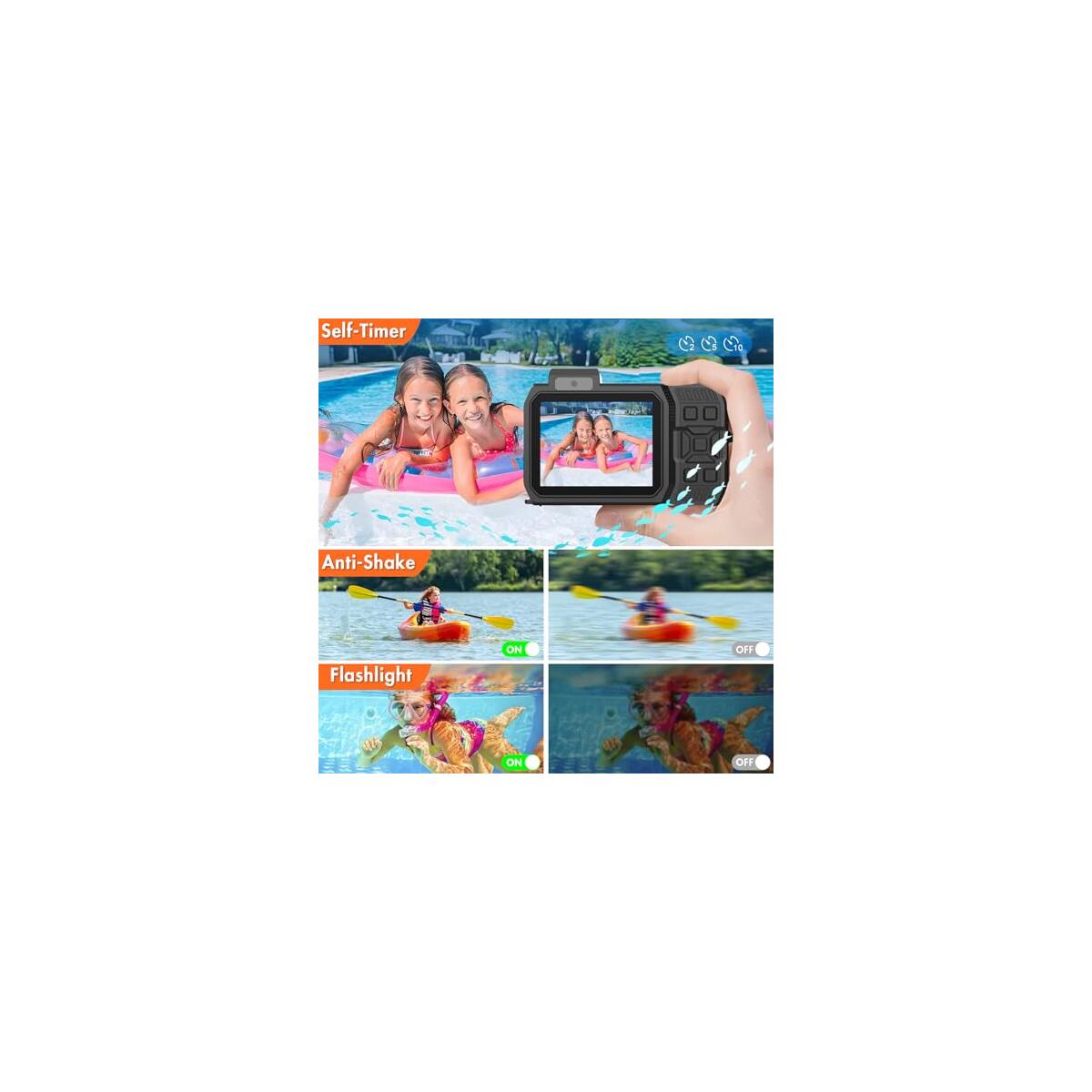 48mp Waterproof Digital Camera Cash Back - RebateKey