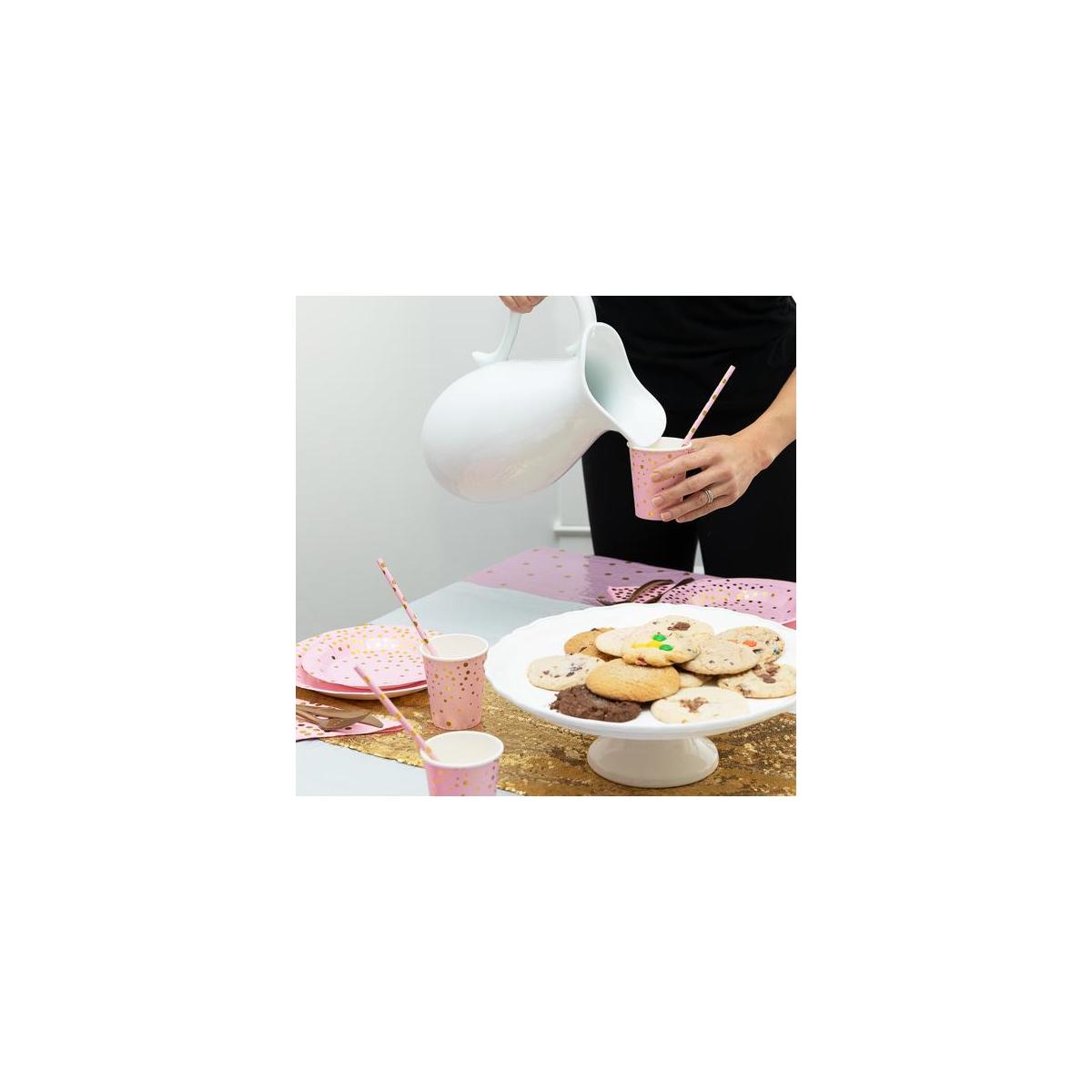 Party Complete Party Supplies Flatware Set For 24 Pink Plastic Cutlery Paper Cashback Rebate - RebateKey