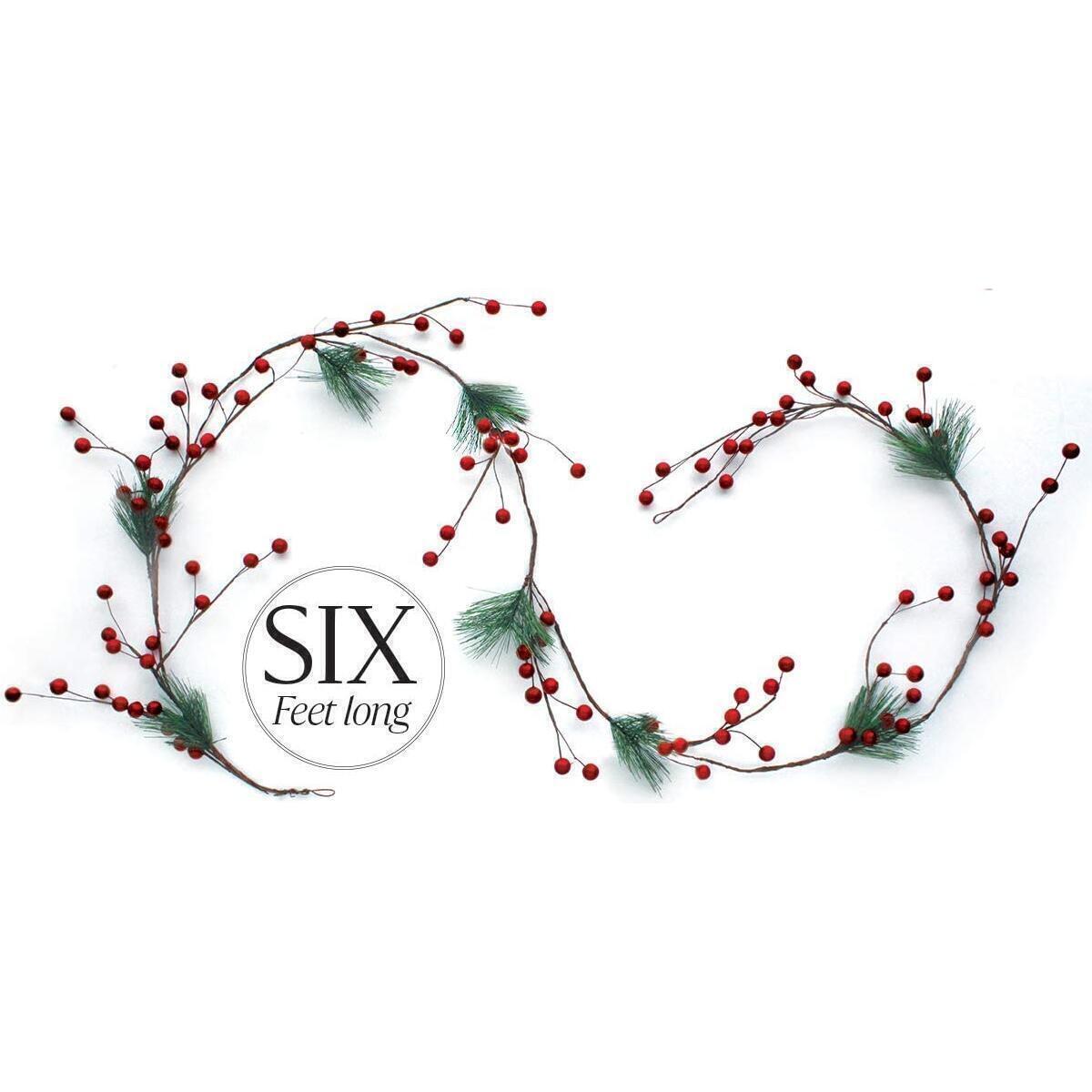 Christmas Garland Red Cash Back - RebateKey