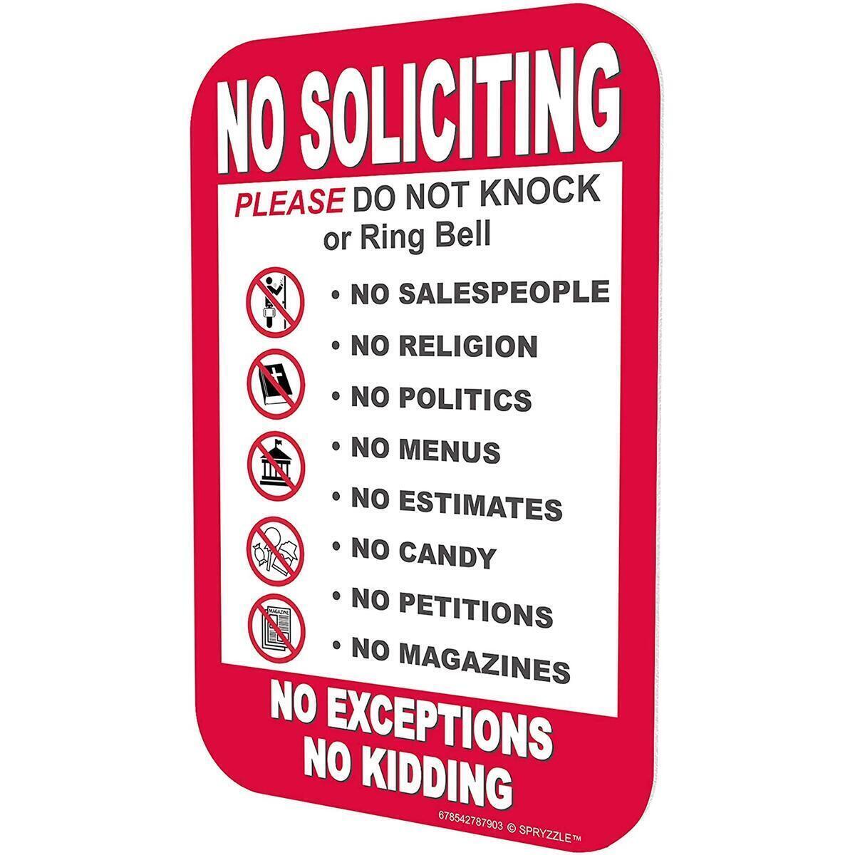 No Soliciting Sign For House Rebate - RebateKey