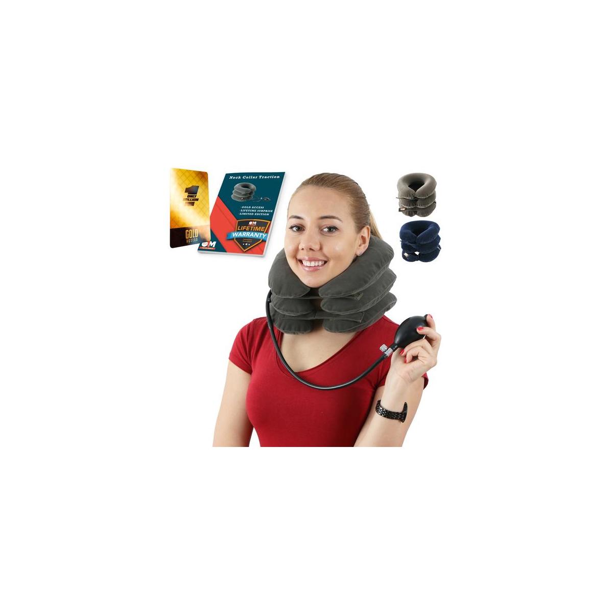 Neck Traction Collar For Men And Women Cervical Brace For Home Use Neck3 Rebates - RebateKey