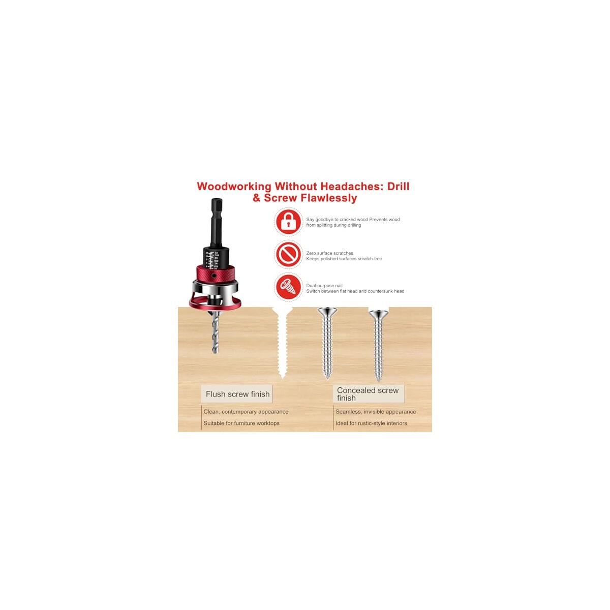 7 Piece Countersink Drill Bit Set With Aluminum Rebate - RebateKey