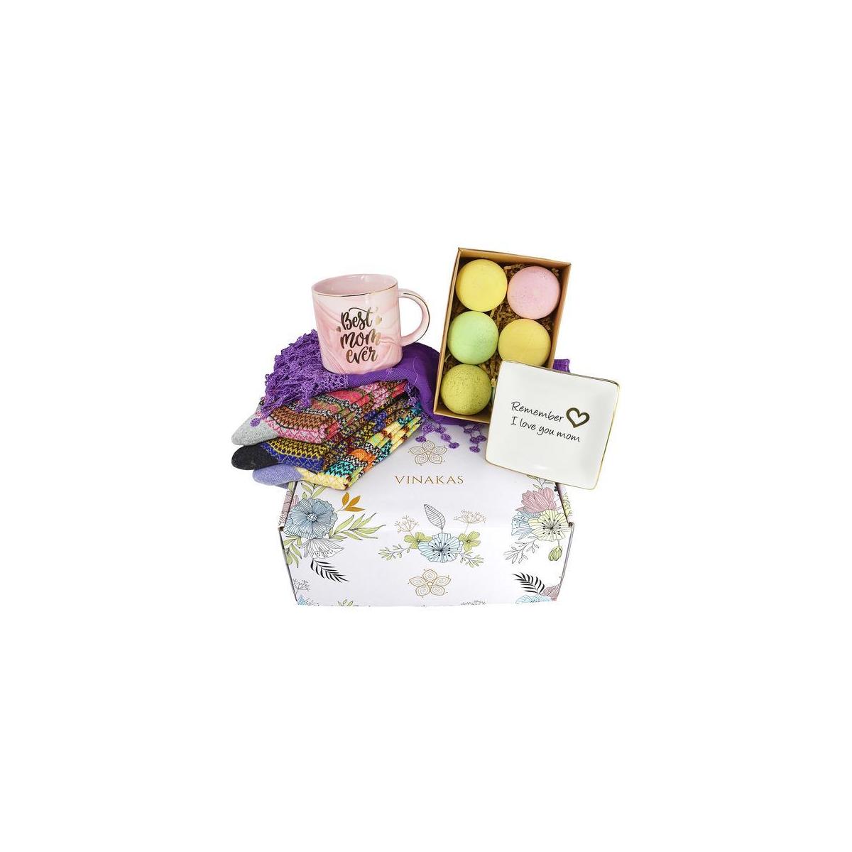 Gift Basket Best Birthday Gifts For Mom Includes Coffee Mug Ring Holders For1 Cash Back - RebateKey