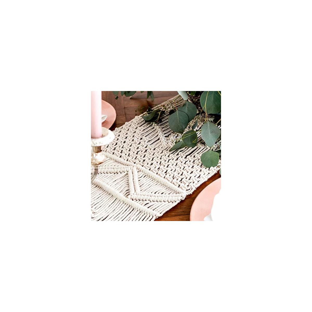 Macrame Table Runner3 Cash Back - RebateKey