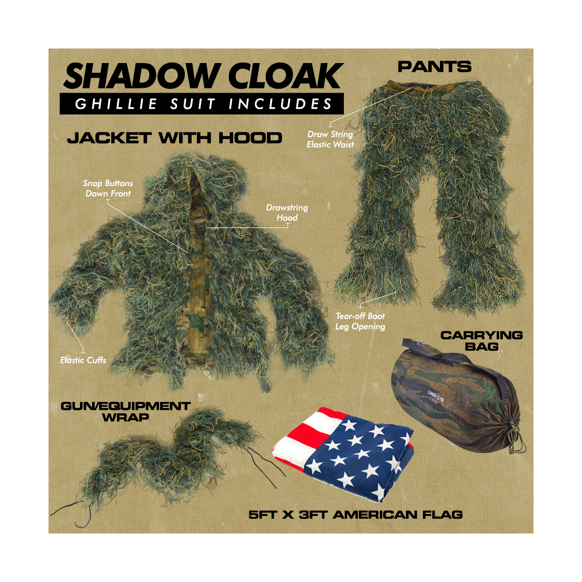 Shadow Cloak Ghillie Suit Cash Back - RebateKey