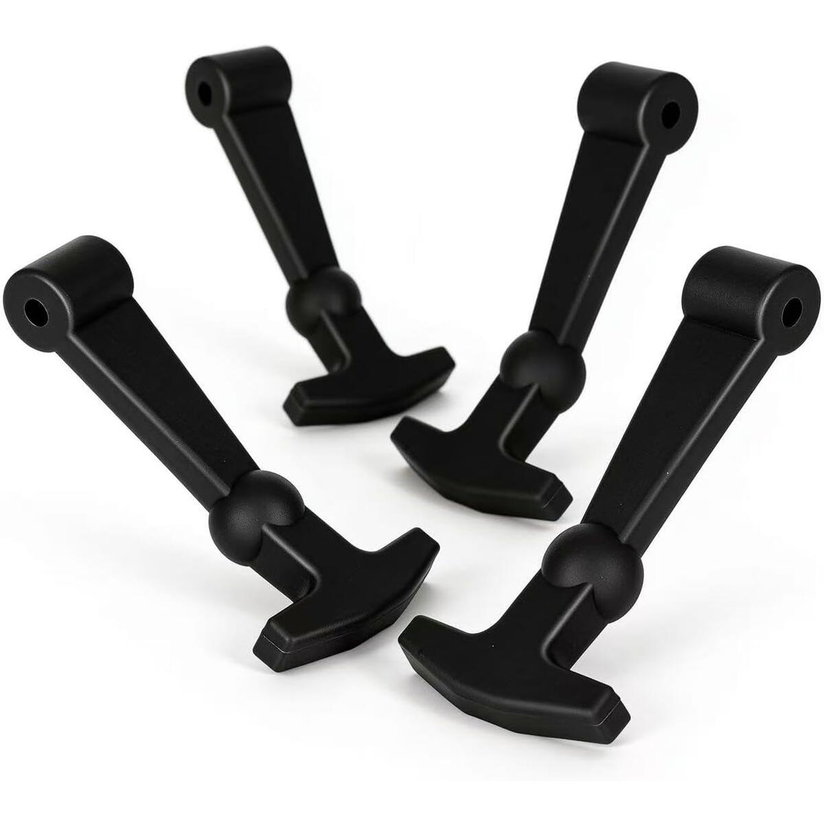 Cooler Lid Latches Replacement T-Latches, 4 Pack Upgraded Heavy Duty Silicone Rubber Compatible with Yeti RTIC Hard Coolers, Premium Durable Cooler Accessories