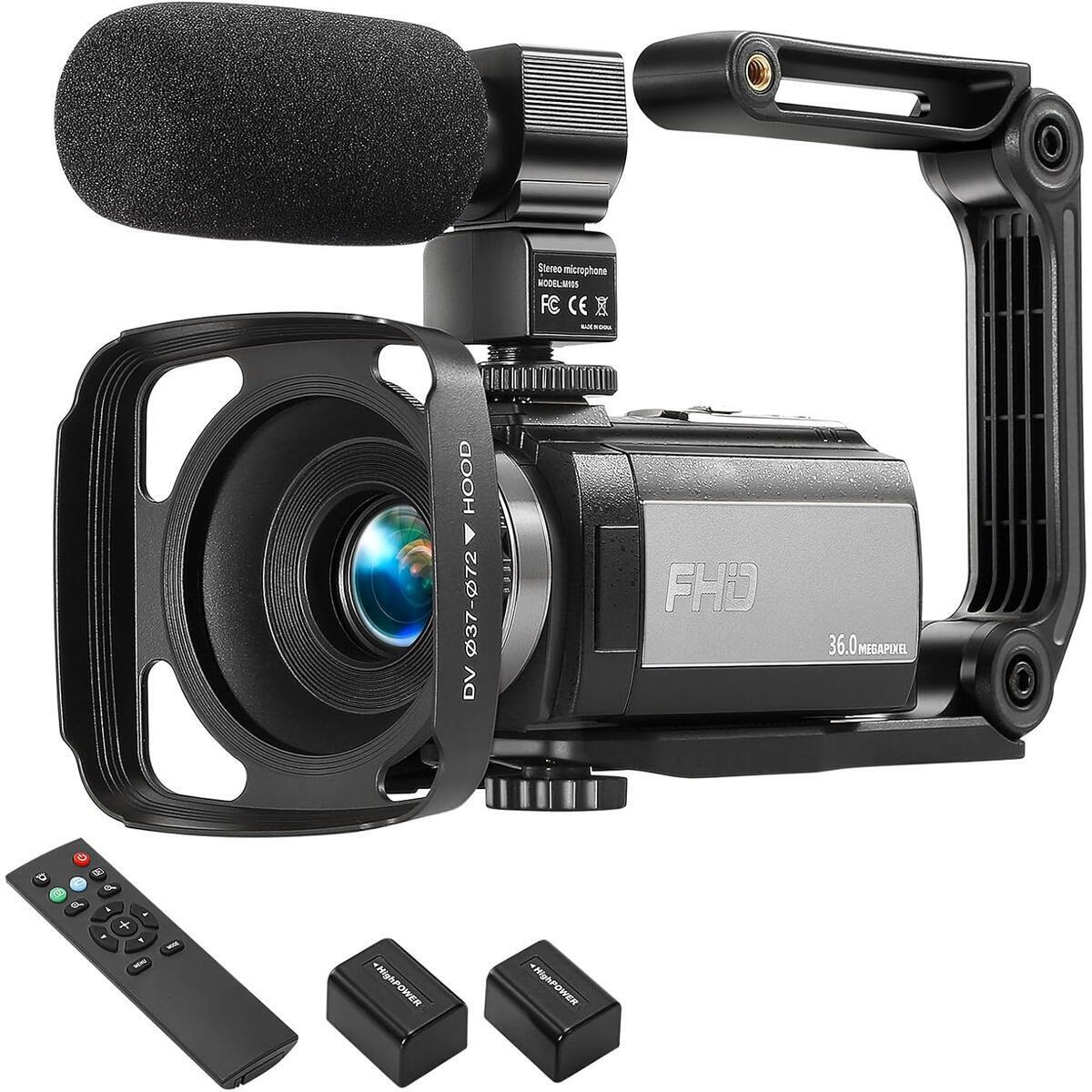 Video Camera Camcorder Full HD 1080P 30FPS 36MP IR Night Vision Vlogging Camera