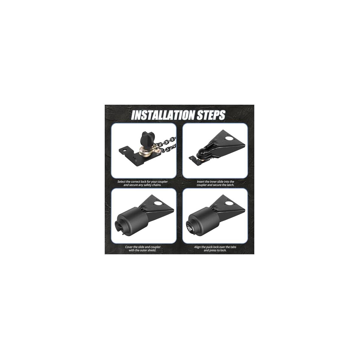 2 5 16 Inch Trailer Coupler Lock 1 Cashback Rebates - RebateKey