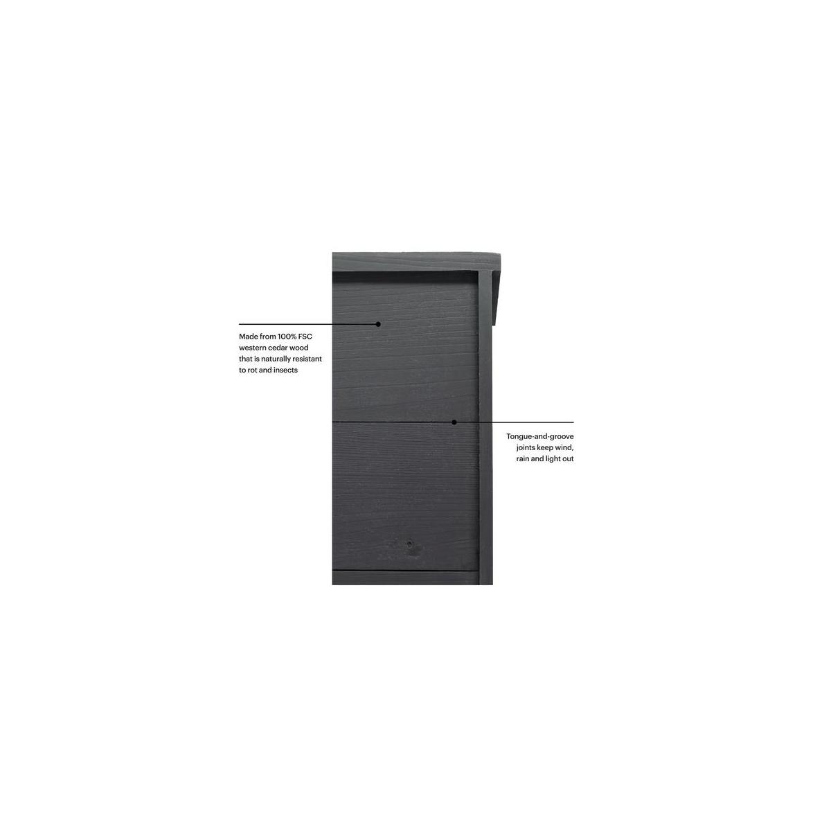 WHITEHORSE Premium Cedar Bat House A 2-Chamber Bat Box That is Built to Las...