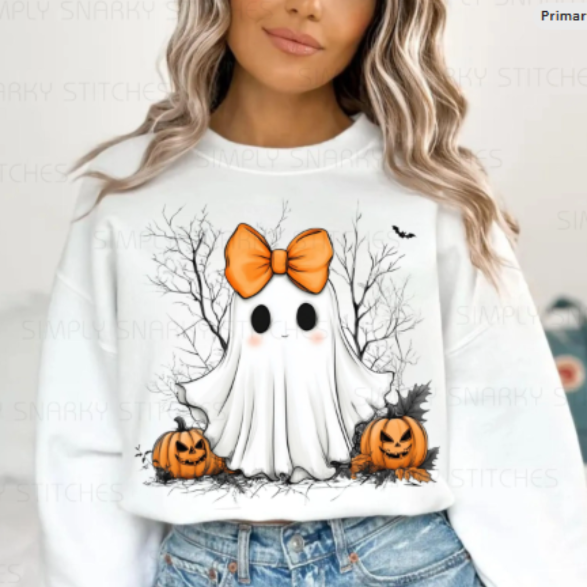 Halloween Lace Ghost Sweatshirt Rebates - RebateKey