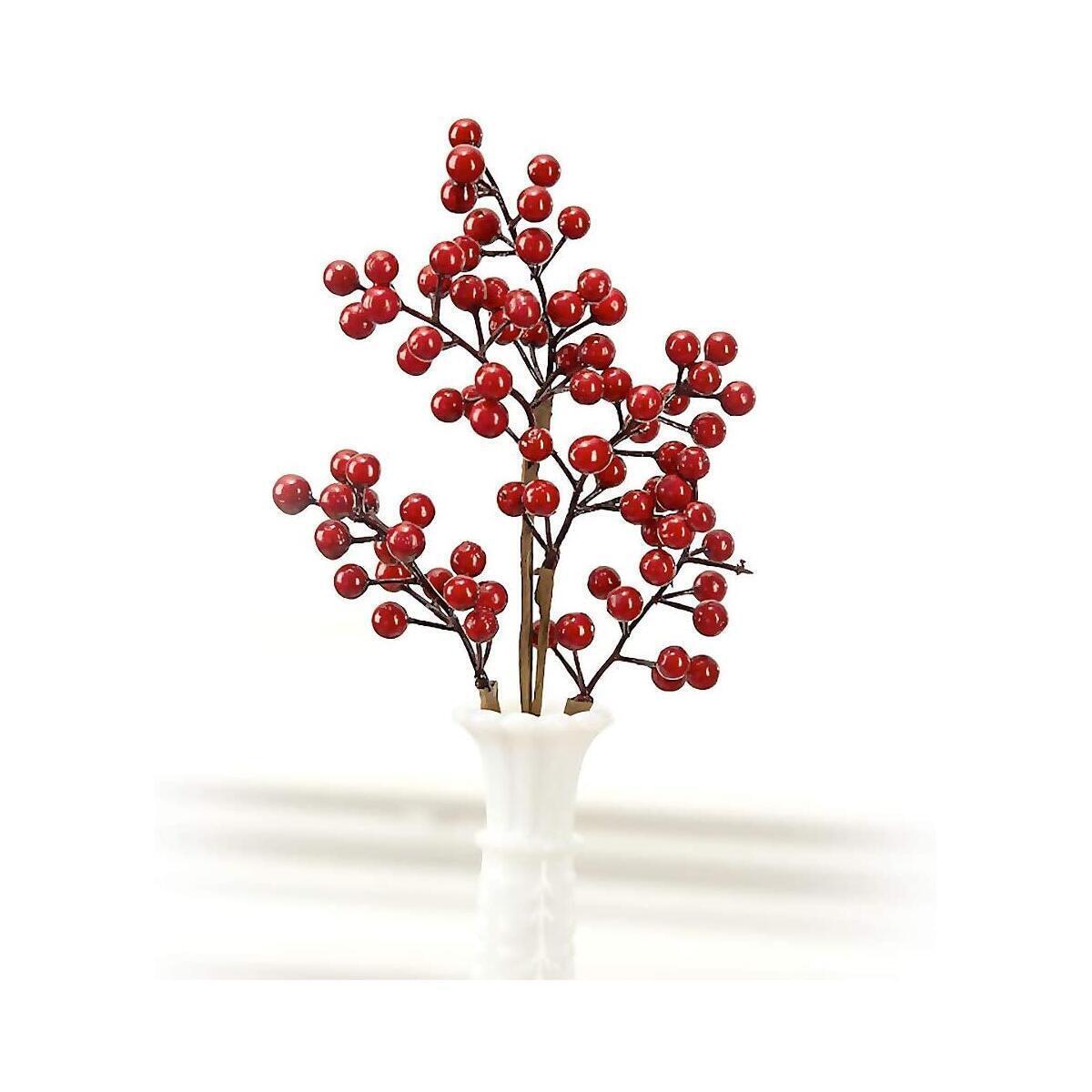 Artificial Berries Red Pip Berry Stems Spray For Cashback - RebateKey