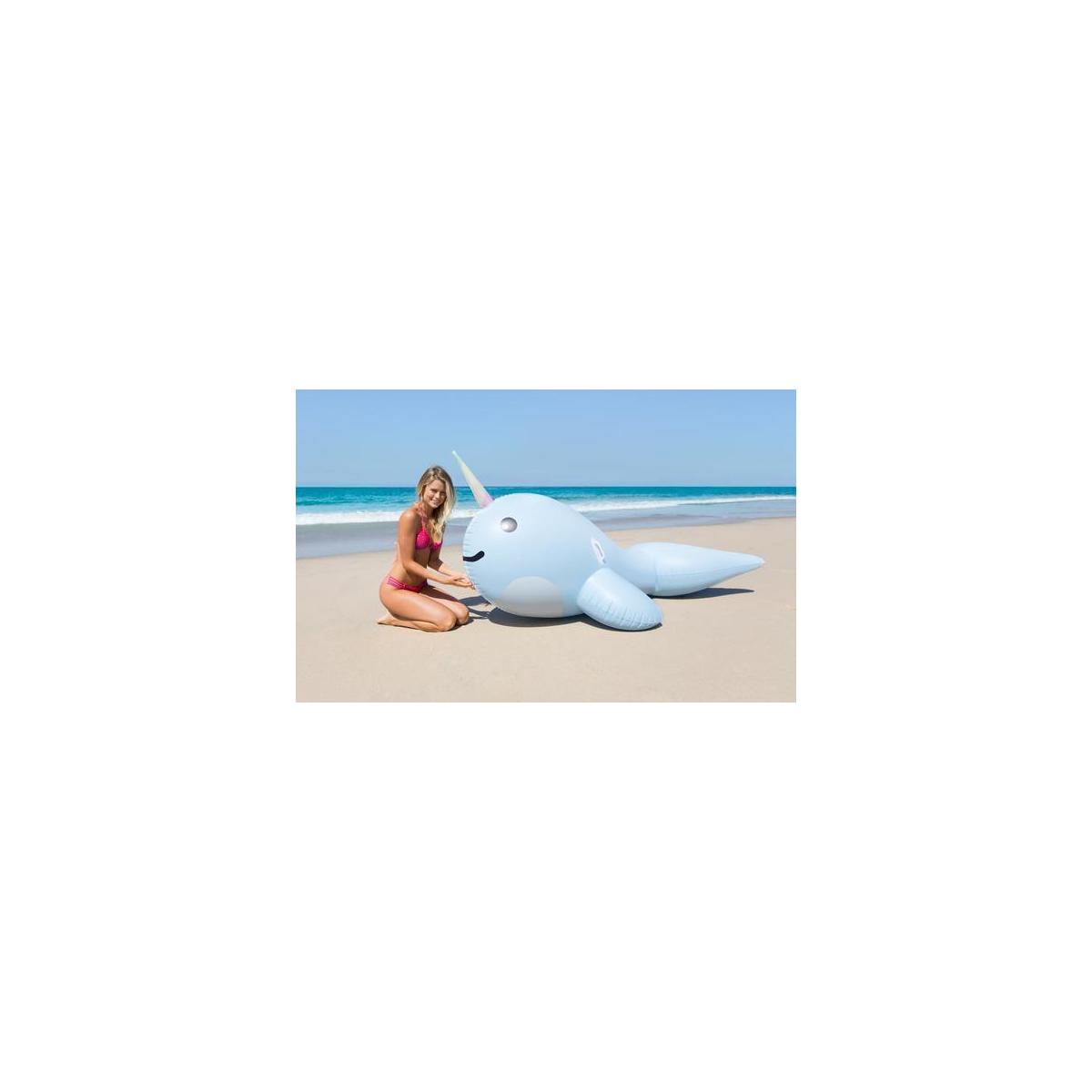 Giant Narwhal Inflatable Pool Floats Ride On Raft Floats For Adults And Kids1 Cashback Rebates - RebateKey