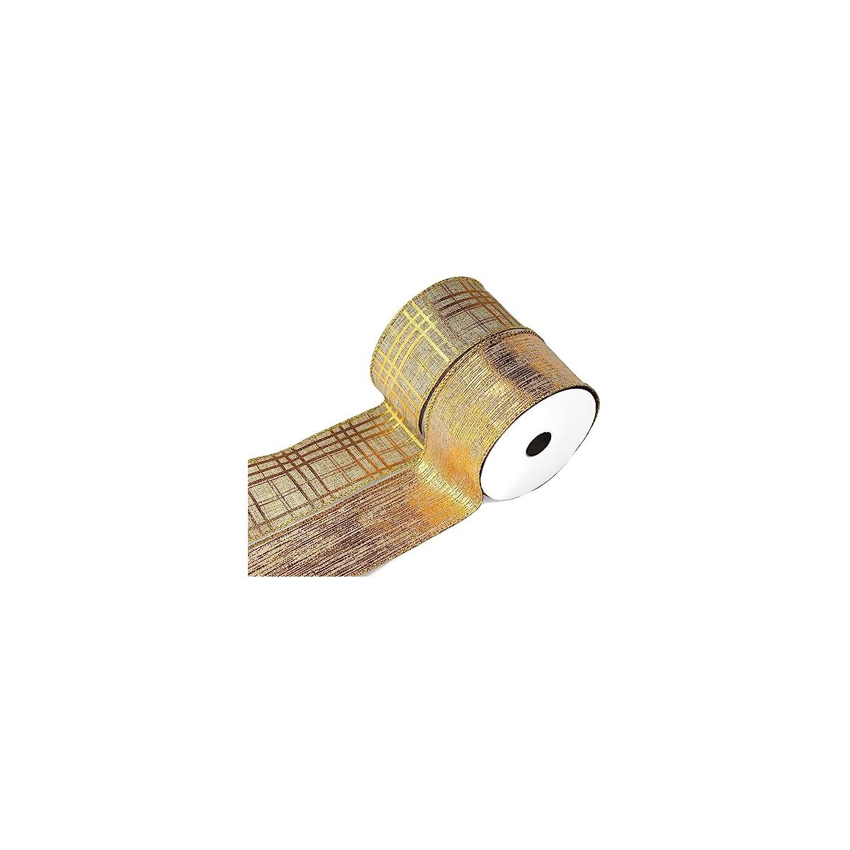 Gold Ribbon Wired Christmas Tree Cashback - RebateKey