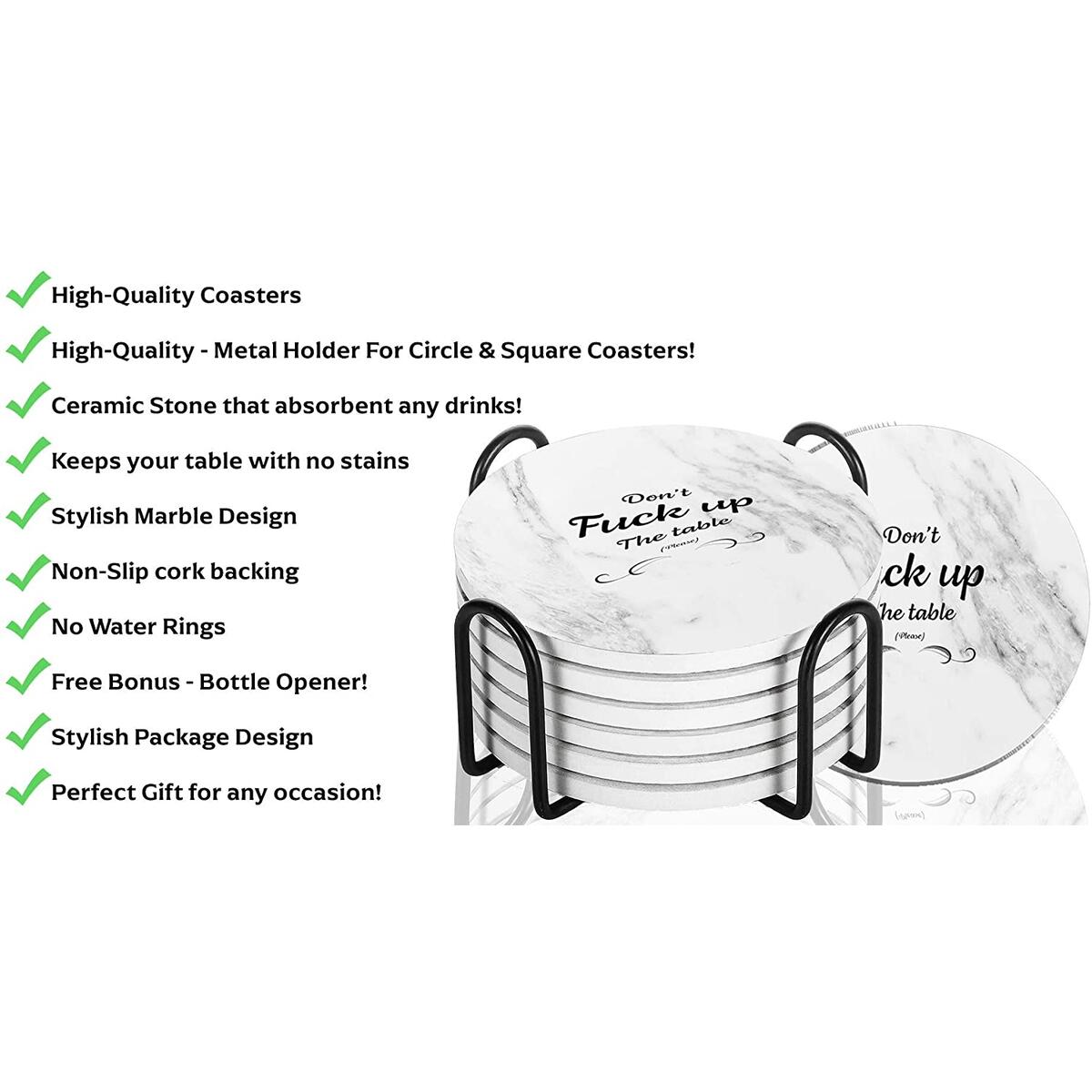 Funny Coasters For Drinks Cashback - RebateKey