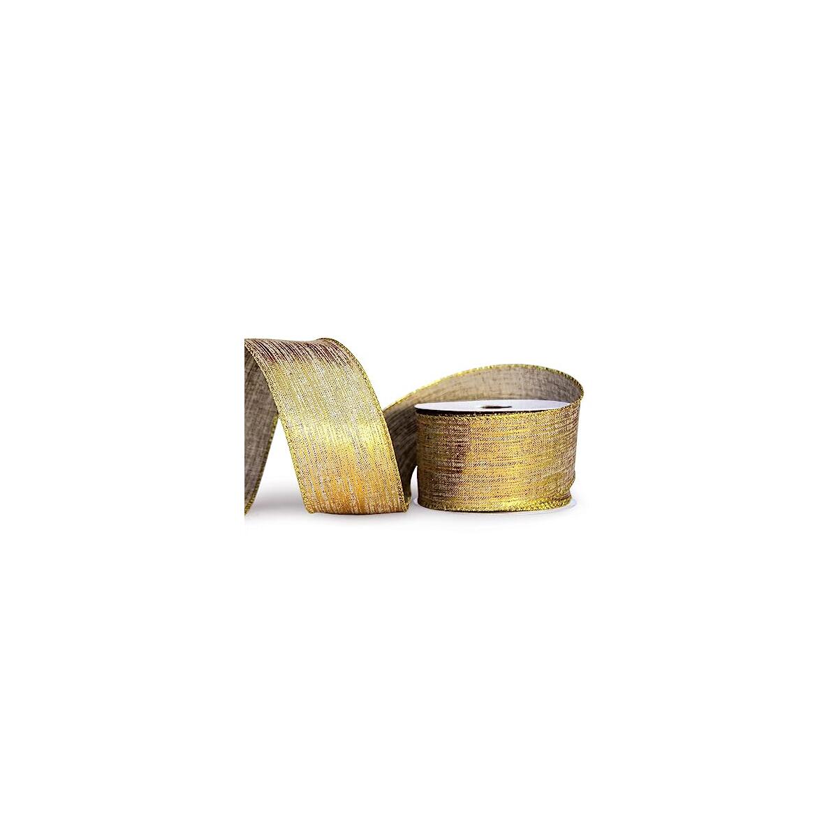 Gold Ribbon Wired Christmas Tree Cashback - RebateKey