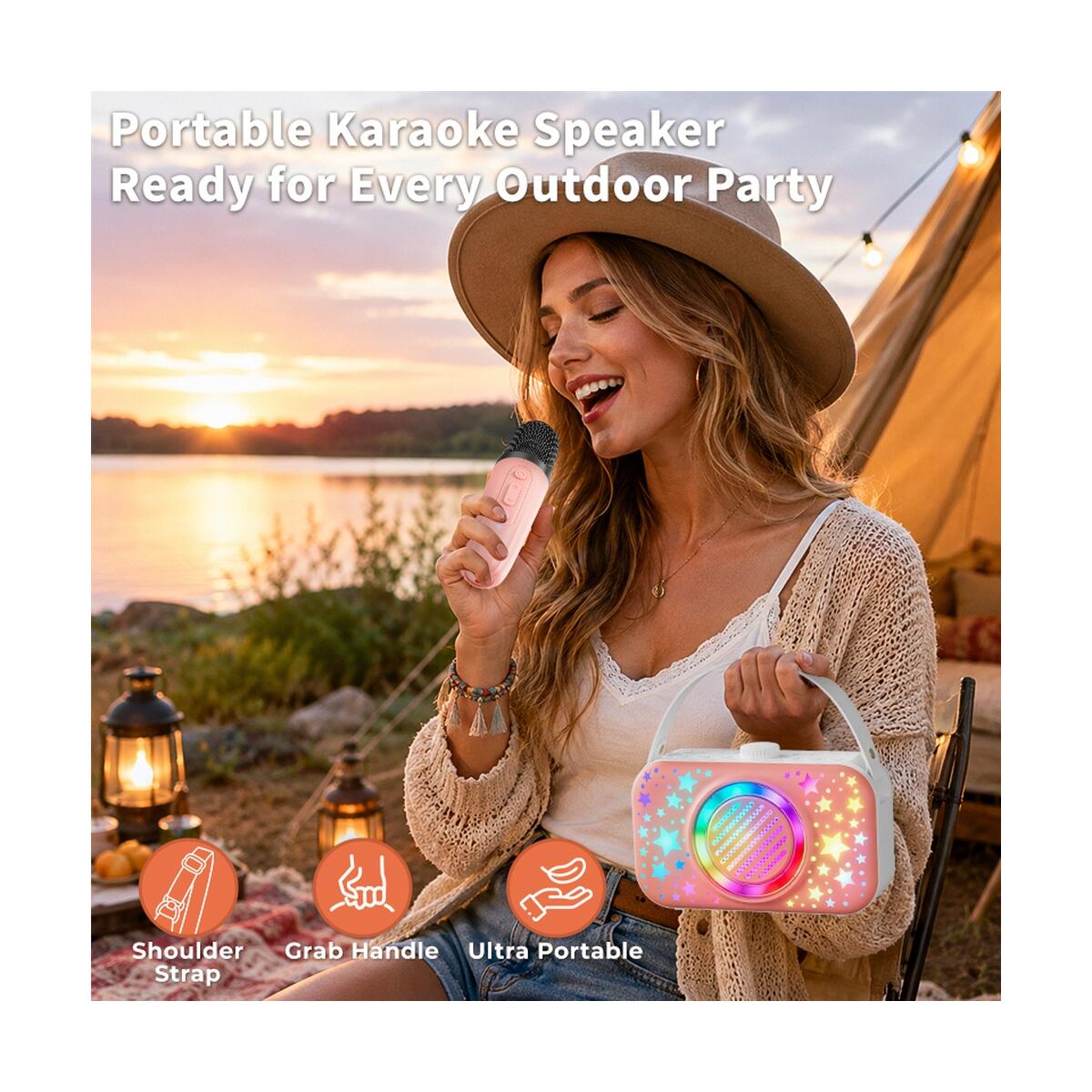 Portable Bluetooth Karaoke Machine Cashback Rebates - RebateKey