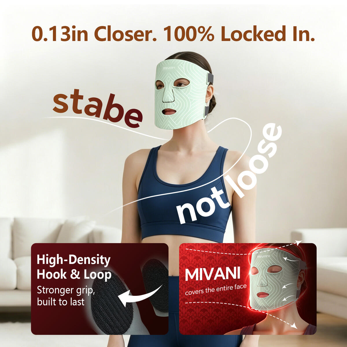 Mivani Red Light Therapy For Face 8 Modes Led Fac 1 Rebate - RebateKey