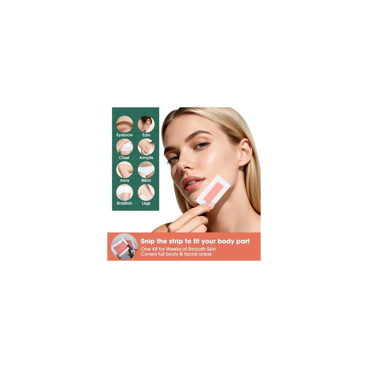 66 Pcs Wax Strips For Hair Removal Rebates - RebateKey