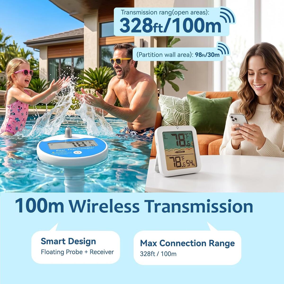 Wireless Pool Thermometer Cash Back - RebateKey