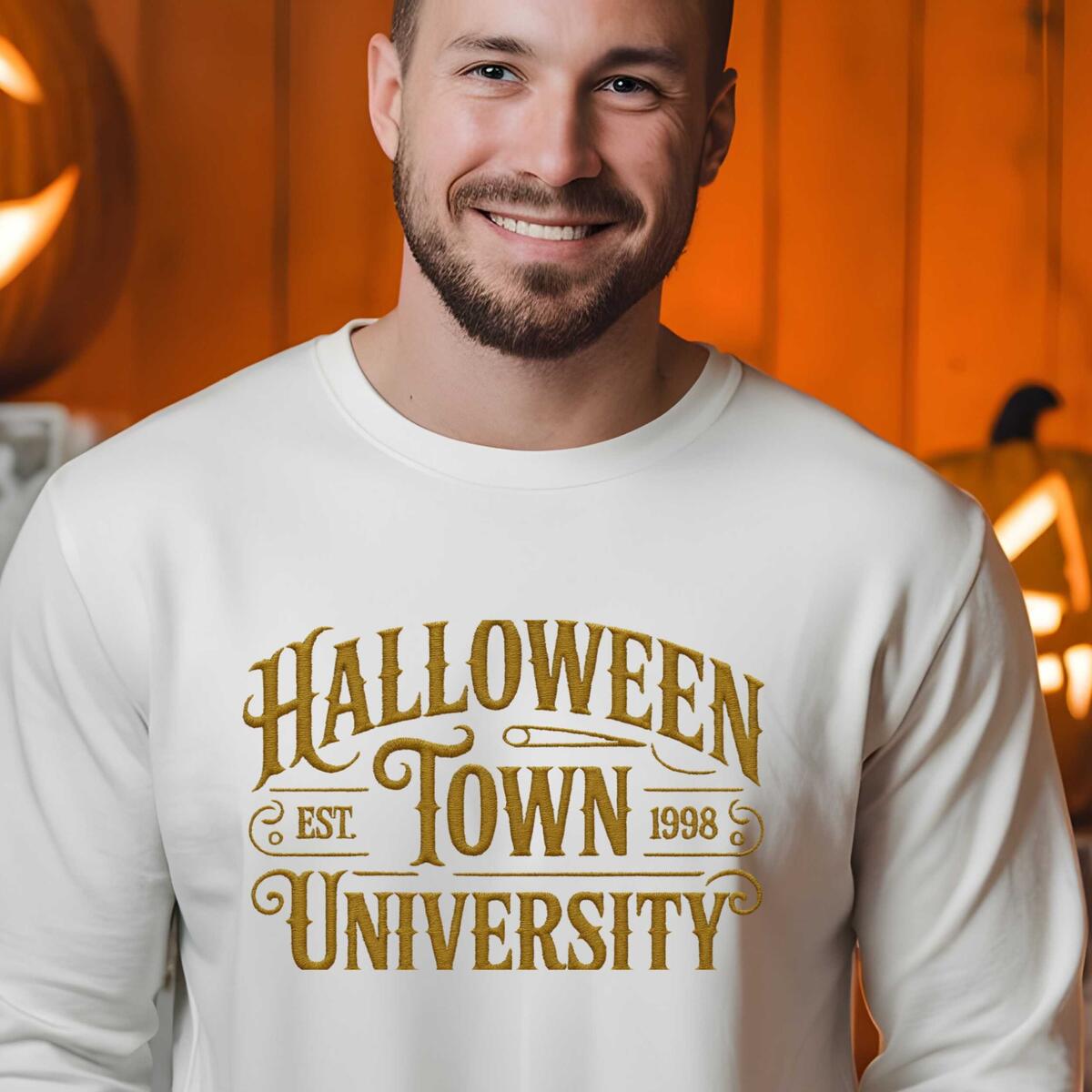 Embroidered Halloween Town University Sweatshirt Cashback Rebate - RebateKey