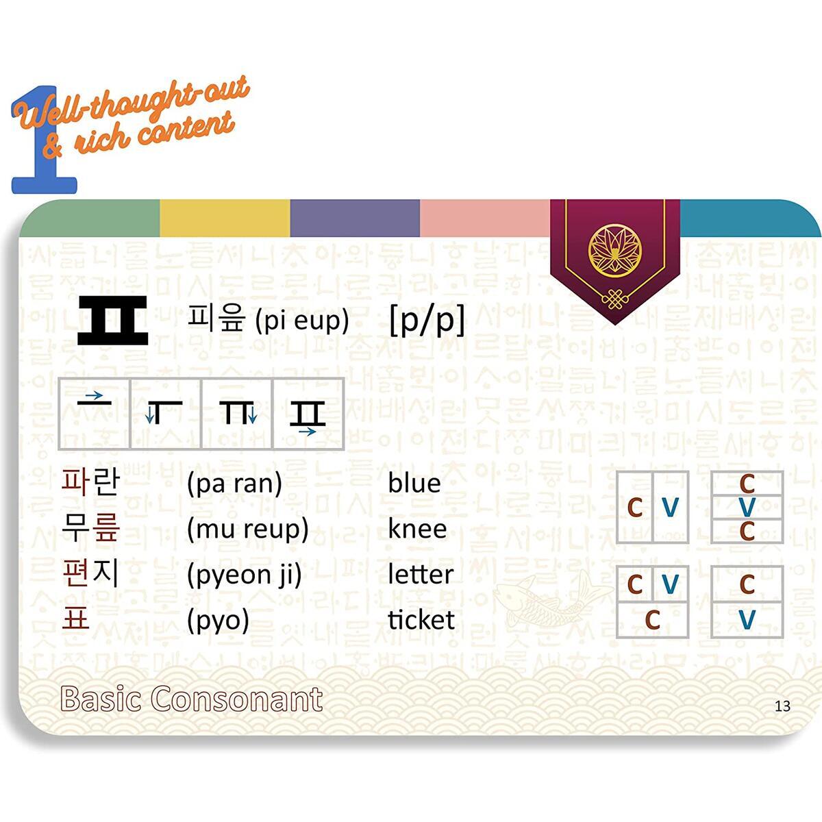 Korean Alphabet Flashcards Cashback - RebateKey