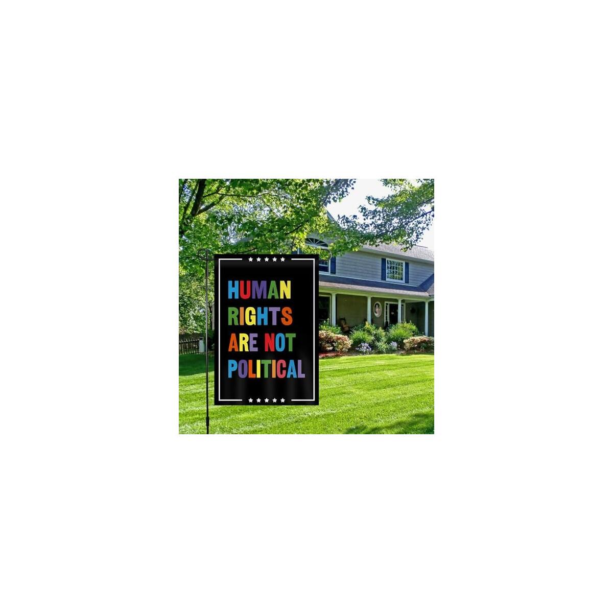 Human Rights Garden Flag Cash Back - RebateKey