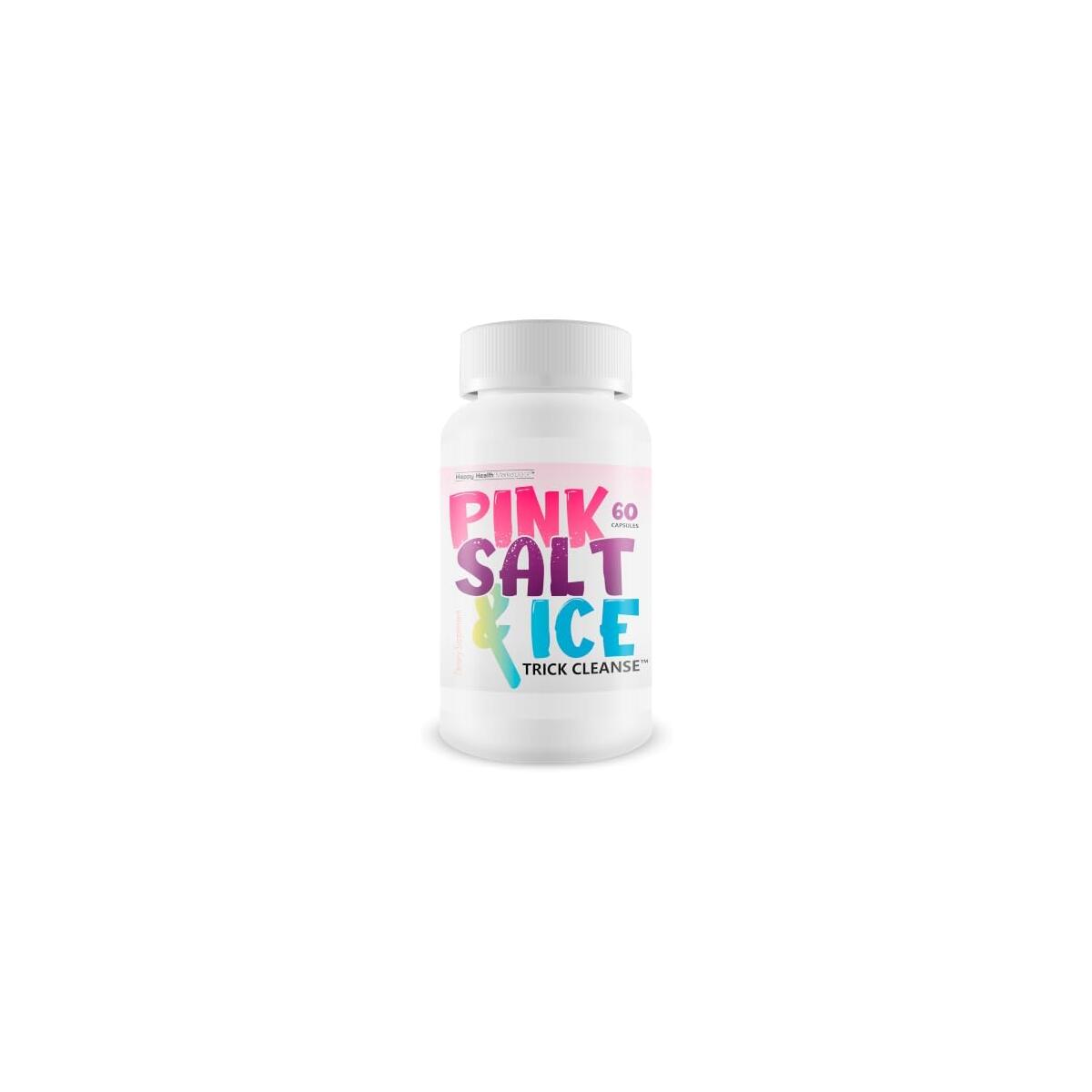 Pink Salt & Ice Trick Cleanse - Our Best Colon Cleansing Caloric Bypass Supplement - Healthy Natural Pink Salt Trick Pills - Reduce Gut Bloat With This Slim Colon Cleanse For Women Gut Detox Cleanse