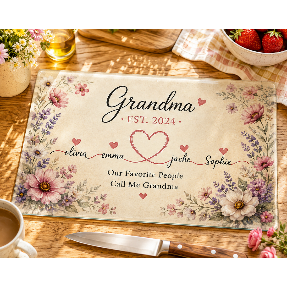 Personalized Grandma Glass Cashback Rebate - RebateKey