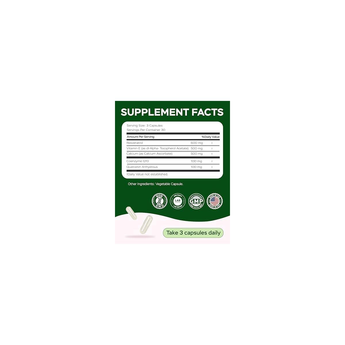 Resveratrol Supplement 3 Cashback Rebates - RebateKey