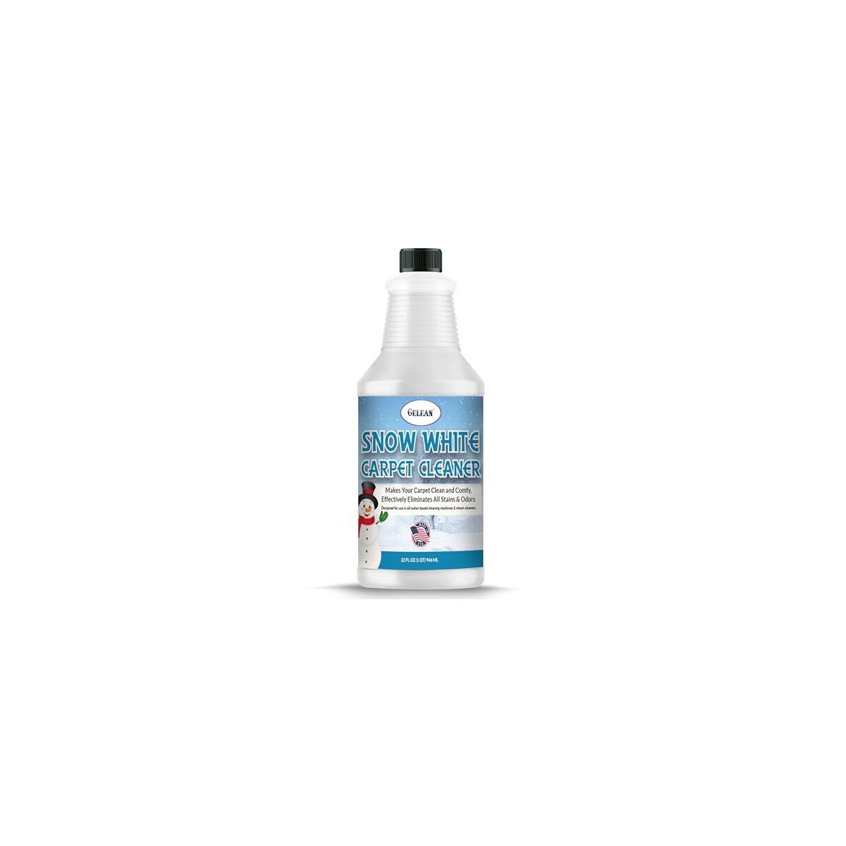 Carpet Cleaner 32oz Rug Extracting Shampoo SNOW WHITE Carpet Cleaner Solution and Machine Use, Removes Even The Toughest Stains and odors, Rug Car Upholstery and Carpets, 32oz ( you can also use the coupon on amazon)