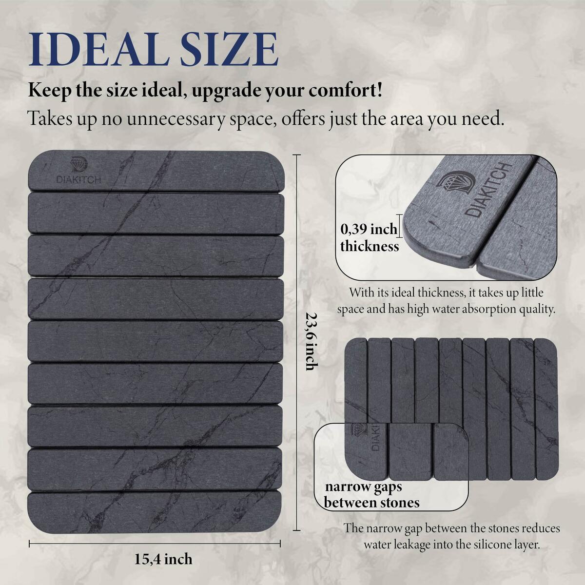 Stone Drying Mat For Kitchen Counter 14 Rebate - RebateKey