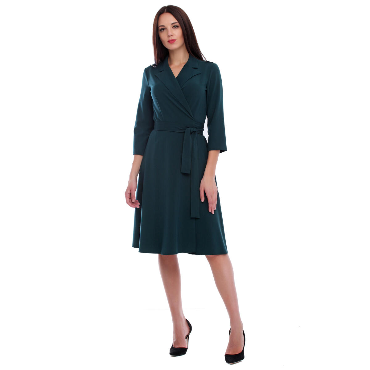 office wrap dress