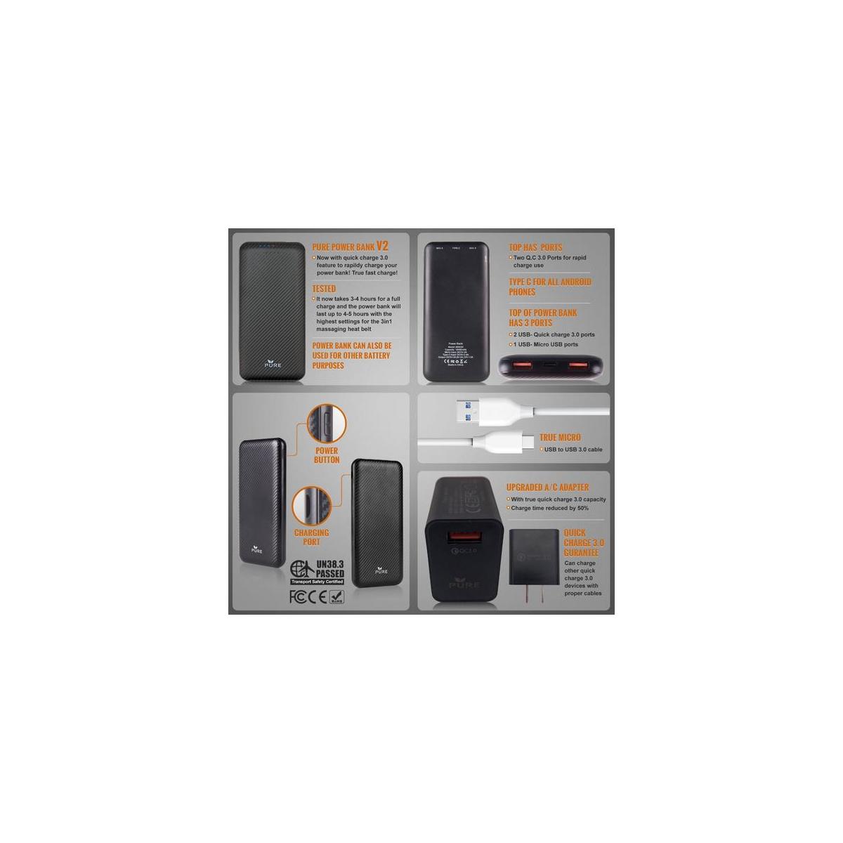 3in1 Cordless Infrared Heating Pad Lower Back Massage Lumbar Support Belt With2 Cash Back - RebateKey