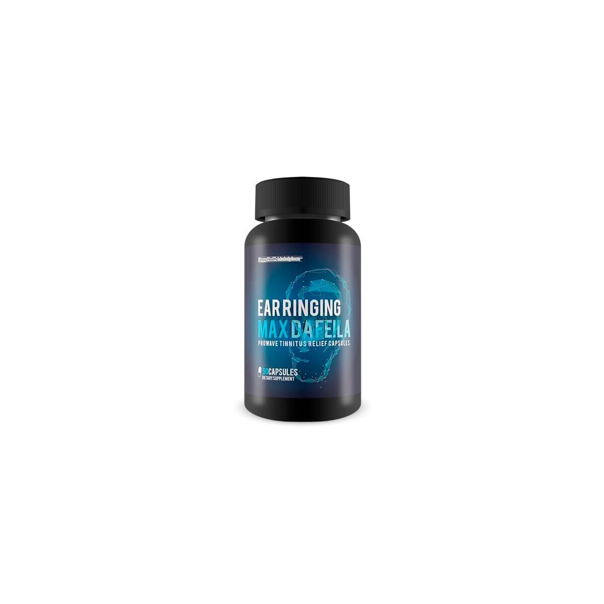 Ear Ringing Max Dafeila Prowave Tinnitus Relief Capsules - Our Best Natural Ear Ringing Remedy - Ear Ringing Relief Ear Supplement - Ear Health Supplements - Ear Ringing Supplements - For Ringing Ears