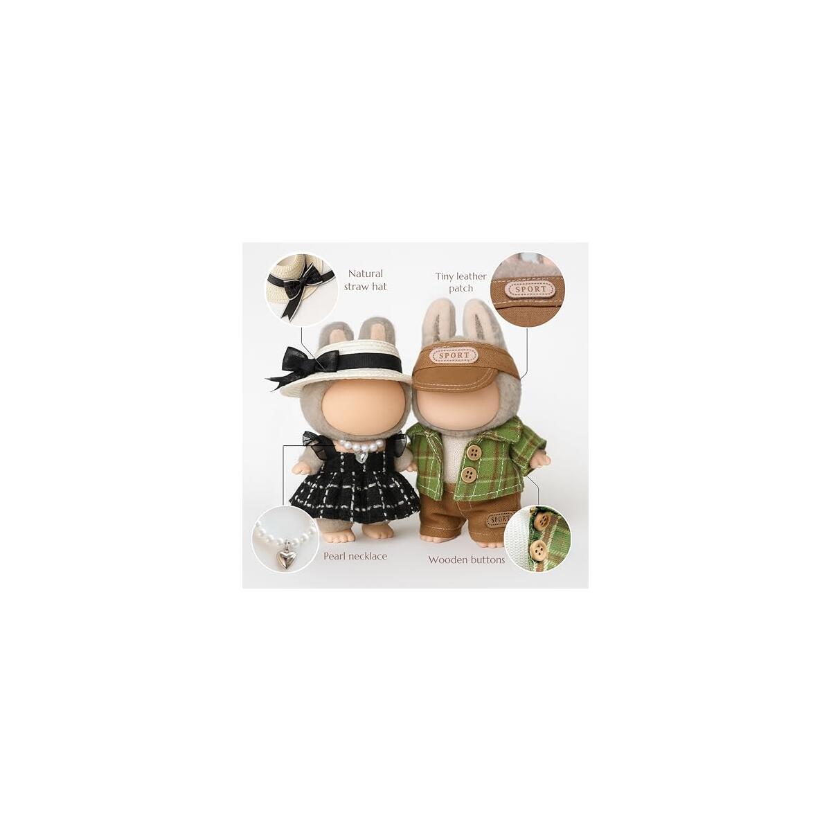 6 Clothes Sets For 17cm Collectible Dolls Cash Back - RebateKey