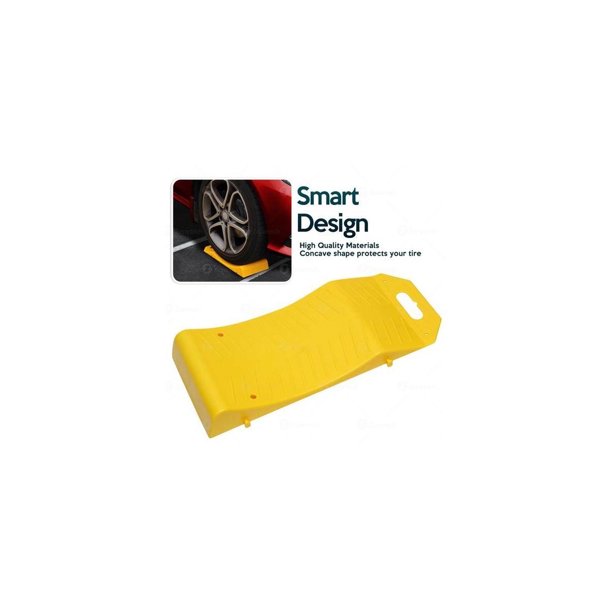 Zone Tech Tire Saver Ramps Premium Quality Highly Visible Travel