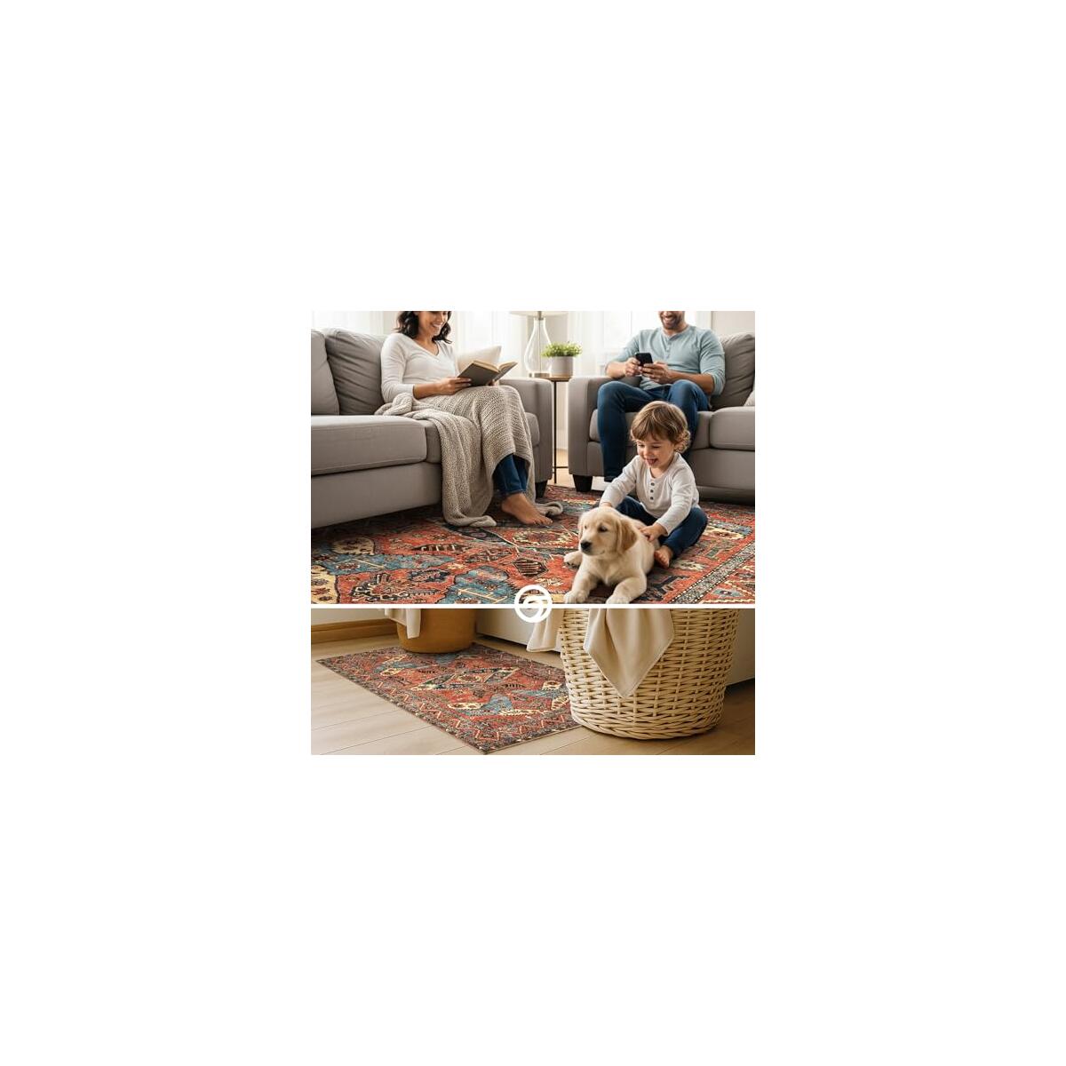 Boho Oushak Rug 2x3 Doormat Size Cashback Rebate - RebateKey
