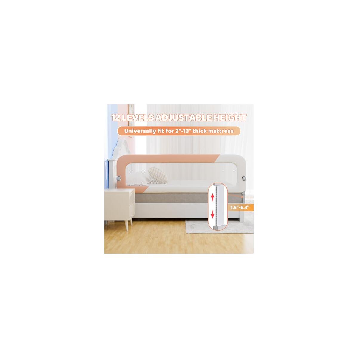 Toddlers Bed Rails For King Bed Cash Back - RebateKey