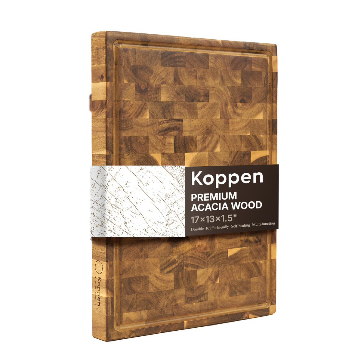 Large End Grain Wood Cutting Board 17 X 13 X Cashback - RebateKey